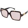 Versace VE4441 108/P5 | Occhiali da Sole Graduati o Non Graduati | Prova Online | Plastica | Quadrati | Marrone, Havana | Adrialenti
