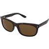 Ray-Ban Balorette RB2389 902/57 | Occhiali da Sole Graduati o Non Graduati | Prova Online | Plastica | Quadrati | Marrone, Havana | Adrialenti