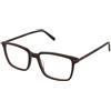 Crullé Coveted C4 | Occhiali da Vista Graduati | Prova Online | Unisex | Plastica | Quadrati | Marrone | Adrialenti