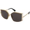 Max Mara Menton-4 MM0142 30A | Occhiali da Sole Graduati o Non Graduati | Prova Online | Metallo | Farfalla | Oro | Adrialenti