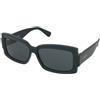 Max Mara Lee-3 MM0140 96N | Occhiali da Sole Graduati o Non Graduati | Prova Online | Plastica | Rettangolari | Verde | Adrialenti