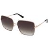 Guess GU7866 28P | Occhiali da Sole Graduati o Non Graduati | Prova Online | Metallo | Quadrati | Nero, Oro rosa | Adrialenti