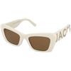 Marc Jacobs Marc 864/S SZJ/70 | Occhiali da Sole Graduati o Non Graduati | Prova Online | Plastica | Cat Eye | Bianco | Adrialenti