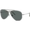 Ray-Ban Aviator Reverse RBR0101S 004/81 | Occhiali da Sole Graduati o Non Graduati | Prova Online | Unisex | Metallo | Pilot | Rutenio | Adrialenti
