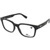 Lacoste L2947 001 | Occhiali da Vista Graduati | Prova Online | Plastica | Quadrati | Nero | Adrialenti