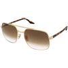 Ray-Ban RB3699 001/51 | Occhiali da Sole Graduati o Non Graduati | Prova Online | Unisex | Metallo | Quadrati | Oro | Adrialenti