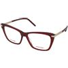 Marc Jacobs Marc 871 C19 | Occhiali da Vista Graduati | Prova Online | Plastica | Cat Eye | Trasparente, Bordeaux | Adrialenti