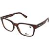 Lacoste L2947 214 | Occhiali da Vista Graduati | Prova Online | Plastica | Quadrati | Marrone, Havana | Adrialenti