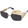 Marc Jacobs Marc 875/N/S RHL/IR | Occhiali da Sole Graduati o Non Graduati | Prova Online | Metallo | Rettangolari | Oro | Adrialenti