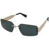 Marc Jacobs Marc 875/S PEF/QT | Occhiali da Sole Graduati o Non Graduati | Prova Online | Metallo | Rettangolari | Oro | Adrialenti
