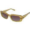 Ray-Ban Kiliane RB4395 66828H | Occhiali da Sole Graduati o Non Graduati | Prova Online | Plastica | Quadrati | Giallo, Trasparente | Adrialenti