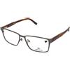 Lacoste L2297 033 | Occhiali da Vista Graduati | Prova Online | Metallo | Rettangolari | Rutenio | Adrialenti