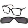 Missoni MIS 0251/C 807 | Occhiali da Vista con Clip da Sole | Plastica | Quadrati | Nero | Adrialenti