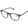 Lacoste L2954 410 | Occhiali da Vista Graduati | Prova Online | Plastica | Quadrati | Blu, Trasparente | Adrialenti