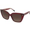 Missoni MIS 0257/S LHF/HA | Occhiali da Sole Graduati o Non Graduati | Prova Online | Plastica | Cat Eye | Trasparente, Bordeaux | Adrialenti