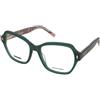 Missoni MIS 0258 1ED | Occhiali da Vista Graduati | Plastica | Quadrati | Verde, Trasparente | Adrialenti