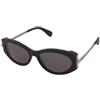 Max Mara Roquebrune1 MM0167 01A | Occhiali da Sole Graduati o Non Graduati | Prova Online | Plastica | Ovali / Ellittici | Nero | Adrialenti