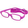 Crullé Kids Coloring C8 | Occhiali per Bambini | Prova Online | Unisex | Plastica | Rettangolari | Viola | Adrialenti