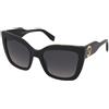 Marc Jacobs Marc 811/S 807/9O | Occhiali da Sole Graduati o Non Graduati | Prova Online | Plastica | Cat Eye | Nero | Adrialenti