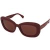 Max Mara Elizabeth1 MM0170 69S | Occhiali da Sole Graduati o Non Graduati | Prova Online | Plastica | Cat Eye | Bordeaux | Adrialenti