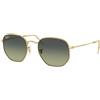 Ray-Ban RB3548 001/BH | Occhiali da Sole Graduati o Non Graduati | Prova Online | Unisex | Metallo | Tondi, Panthos | Oro | Adrialenti