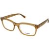 Guess GU50252 039 | Occhiali da Vista Graduati | Prova Online | Plastica | Quadrati | Marrone, Trasparente | Adrialenti