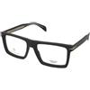 David Beckham DB 7138 003 | Occhiali da Vista Graduati | Plastica | Oversize, Rettangolari | Nero | Adrialenti
