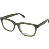 Guess GU50251 096 | Occhiali da Vista Graduati | Prova Online | Plastica | Quadrati | Verde, Trasparente | Adrialenti