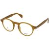 David Beckham DB 1185 40G | Occhiali da Vista Graduati | Plastica | Panthos | Giallo, Trasparente | Adrialenti