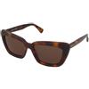 Max Mara Elizabeth MM0171 52E | Occhiali da Sole Graduati o Non Graduati | Prova Online | Plastica | Cat Eye | Marrone, Havana | Adrialenti