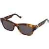 LIU JO LJ769SR 242 | Occhiali da Sole Graduati o Non Graduati | Prova Online | Plastica | Rettangolari | Marrone, Havana | Adrialenti