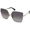 Max Mara Natalia MM0052-H 32B | Occhiali da Sole Graduati o Non Graduati | Prova Online | Metallo | Farfalla | Nero, Oro | Adrialenti