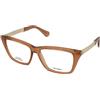 MAX&Co. MO5178 072 | Occhiali da Vista Graduati | Plastica | Quadrati | Arancio, Trasparente | Adrialenti