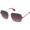 MAX&Co. MO0072 28B | Occhiali da Sole Graduati o Non Graduati | Metallo | Quadrati | Oro rosa | Adrialenti
