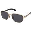 David Beckham DB 7121/G/S RHL/IR | Occhiali da Sole Graduati o Non Graduati | Prova Online | Metallo | Rettangolari | Nero, Oro | Adrialenti