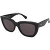 Max Mara MM0090 01A | Occhiali da Sole Graduati o Non Graduati | Prova Online | Plastica | Quadrati | Nero | Adrialenti