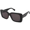 Max Mara MM0091 01A | Occhiali da Sole Graduati o Non Graduati | Prova Online | Plastica | Quadrati | Nero | Adrialenti