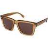 Boss by Hugo Boss Hugo Boss Boss 1442/S 12J/70 | Occhiali da Sole Graduati o Non Graduati | Prova Online | Unisex | Plastica | Quadrati | Marrone, Trasparente | Adrialenti