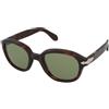Persol PO0060S 24/4E | Occhiali da Sole Graduati o Non Graduati | Prova Online | Plastica | Quadrati | Marrone, Havana | Adrialenti