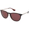 Ray-Ban Erika RB4171 639175 | Occhiali da Sole Graduati o Non Graduati | Prova Online | Plastica | Tondi | Havana | Adrialenti