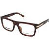 Dsquared2 D2 0200/G EX4 | Occhiali da Vista Graduati | Plastica | Quadrati | Marrone, Havana | Adrialenti