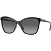 Vogue VO5520S W44/T3 | Occhiali da Sole Graduati o Non Graduati | Prova Online | Plastica | Quadrati, Cat Eye, Ovali / Ellittici | Nero | Adrialenti