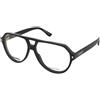 Dsquared2 D2 0204 807 | Occhiali da Vista Graduati | Prova Online | Plastica | Pilot | Nero | Adrialenti