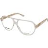 Dsquared2 D2 0204 900 | Occhiali da Vista Graduati | Prova Online | Plastica | Pilot | Trasparente | Adrialenti