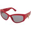 Moschino MOS158/S C9A/IR | Occhiali da Sole Graduati o Non Graduati | Plastica | Cat Eye, Ovali / Ellittici | Rosso | Adrialenti