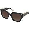 Carolina Herrera HER 0323/S 80S/HA | Occhiali da Sole Graduati o Non Graduati | Plastica | Quadrati | Nero, Oro | Adrialenti