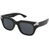 Alexander McQueen AM0439S 002 | Occhiali da Sole Graduati o Non Graduati | Plastica | Quadrati | Nero | Adrialenti