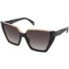 Police Gem 1 SPLL33V 0869 | Occhiali da Sole Graduati o Non Graduati | Prova Online | Metallo, Plastica | Quadrati | Nero, Bianco, Oro | Adrialenti