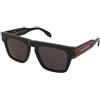 Alexander McQueen AM0397S 003 | Occhiali da Sole Graduati o Non Graduati | Prova Online | Plastica | Quadrati | Nero | Adrialenti