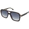 Carrera Carrera 317/S M4P/08 | Occhiali da Sole Graduati o Non Graduati | Prova Online | Plastica | Quadrati | Nero | Adrialenti